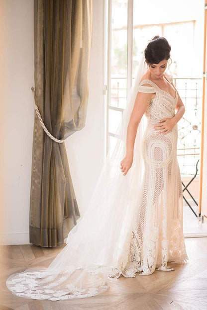 Pearl Wedding Gown Très Sûr