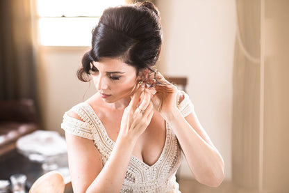 Pearl Boho Wedding Gown Très Sûr