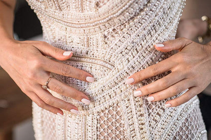 Pearl Wedding Gown Très Sûr